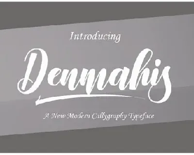 Denmahis Script font