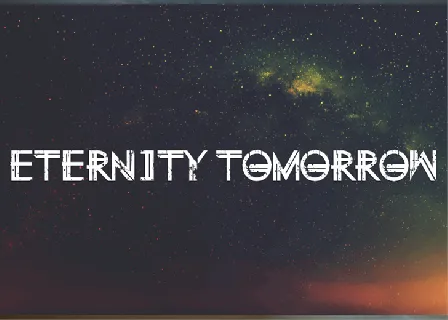 Eternity Tomorrow font