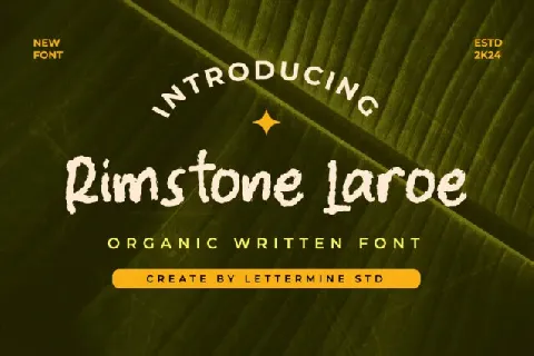 Rimstone Laroe font