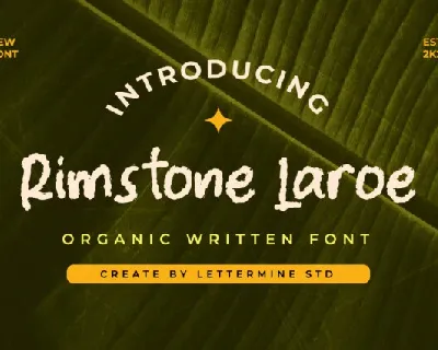 Rimstone Laroe font