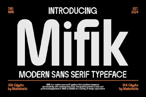 Mifik font