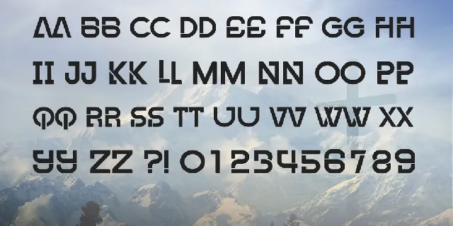 Disorder font