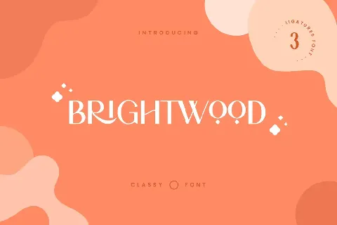 Brightwood font