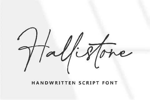 Hallistone font