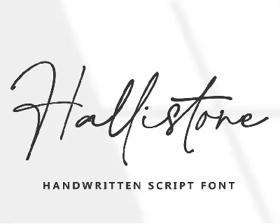 Hallistone font