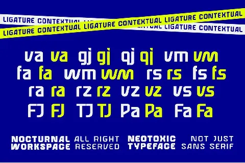 Neotoxic Futuristic font