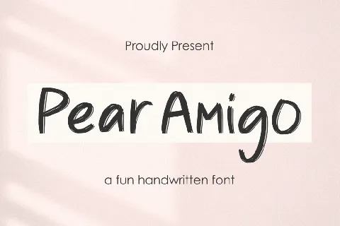 Pear Amigo font