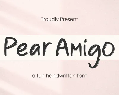 Pear Amigo font