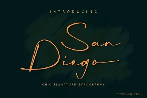 San Diego Handwritten font