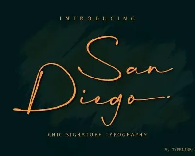 San Diego Handwritten font