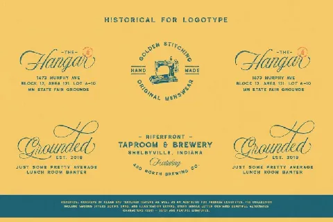 Historical – Handdrawn Duo font