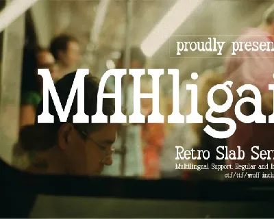 Mahligai font