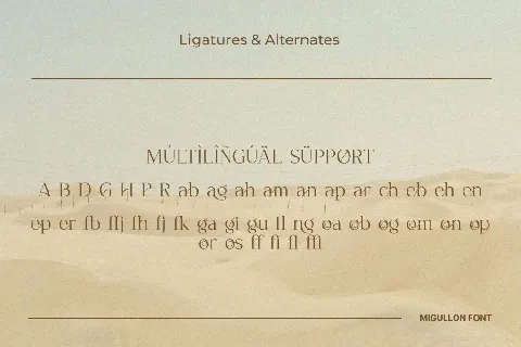 Migullon font