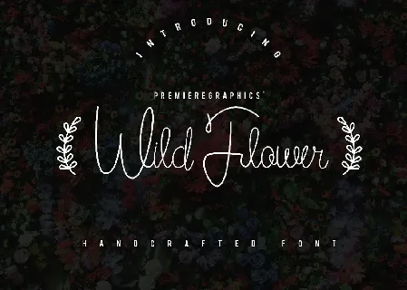 Wild Flower Free font