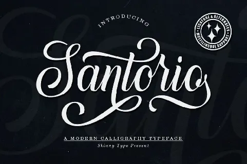 Santorio font