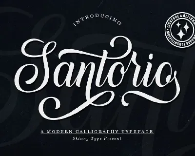 Santorio font