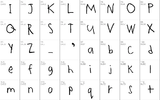 Kindergarden font