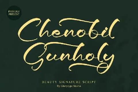 Chenobil Gunholy font