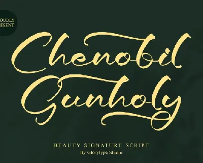 Chenobil Gunholy font