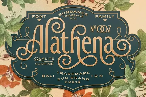 Alathena Family font