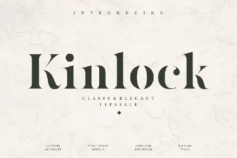 Kinlock Serif font