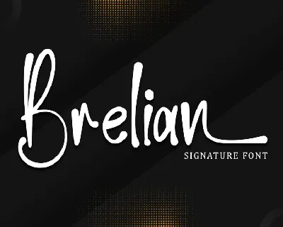 Brelian - Personal Use font