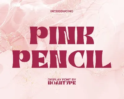 PinkPencilDemo font