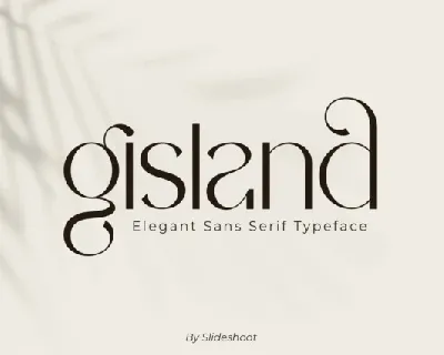 Gisland font