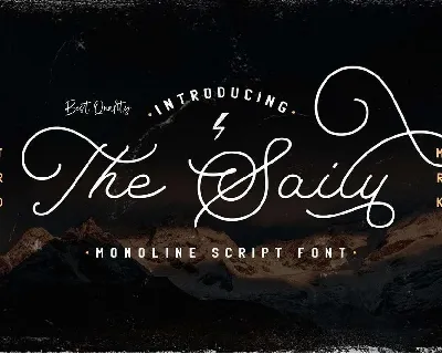 The Saily font