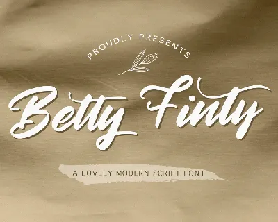 Betty Finty font