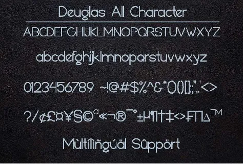 Deuglas font