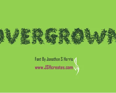 Overgrown Personal Use font