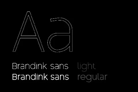 Brandink Sans font