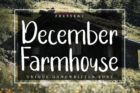 December Farmhouse font