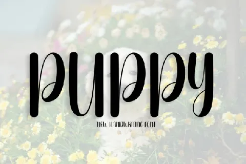 Puppy Script font