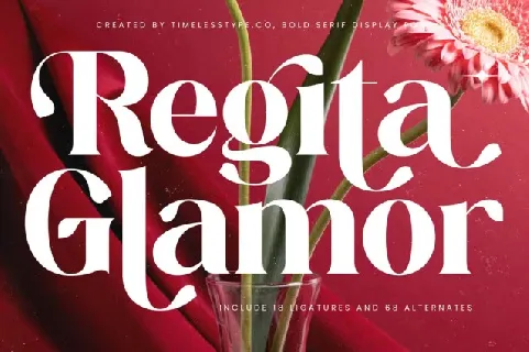 Regita Glamor font