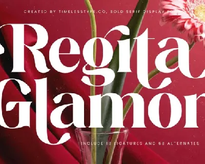 Regita Glamor font