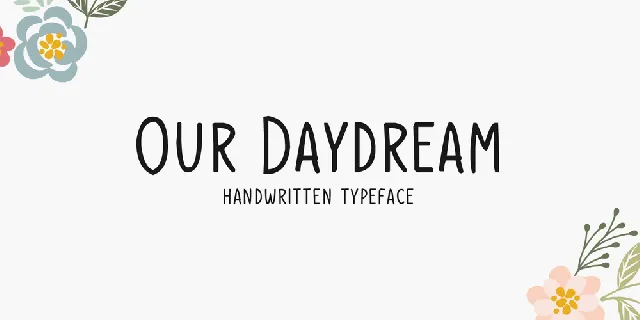 Our Daydream font