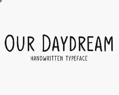 Our Daydream font