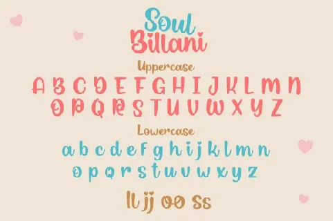 Soul Billani font