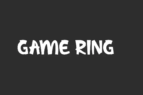 GameRingDemo font
