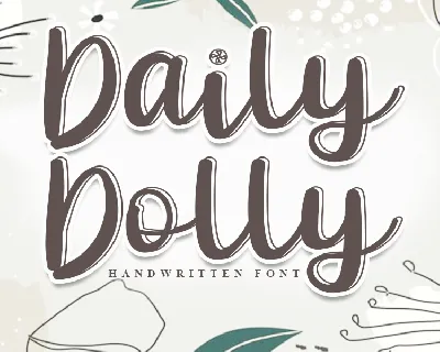 Daily Dolly font