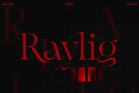 Raylig Classic font