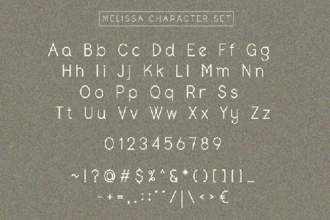 Melissa font