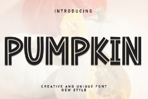 Pumpkin Display font