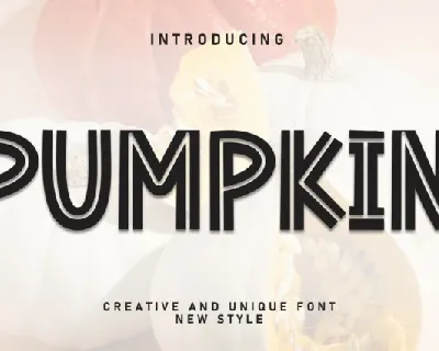 Pumpkin Display font