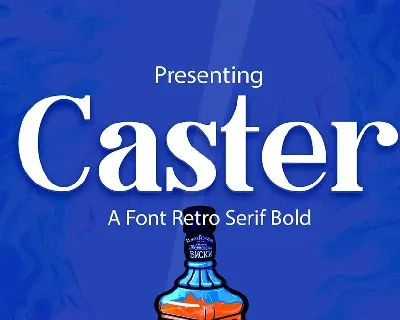 Caster font