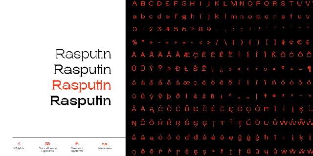 Rasputin font
