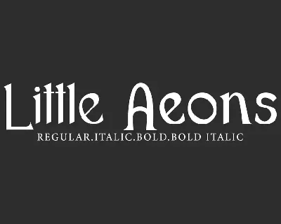 Little Aeons Demo font