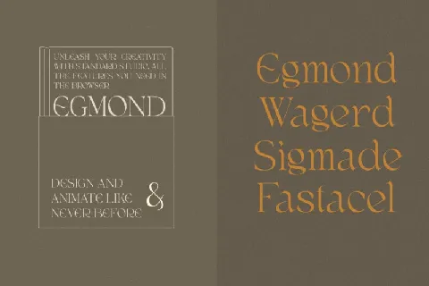 Egmond Serif font